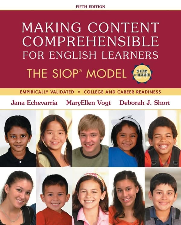 Making Content Comprehensible for English Learners The SIOP Model 5e 5th Edition – PDF ebook