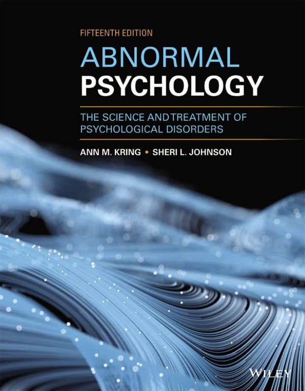Abnormal Psychology 15th ed