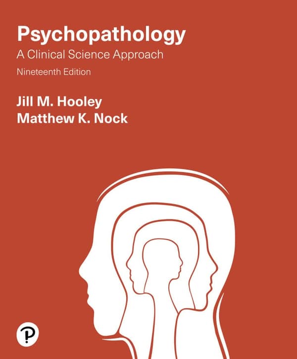 Psychopathology A Clinical Science Approach 19th edition