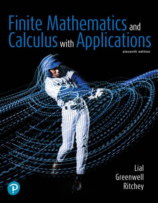 Finite Mathematics and Calculus with Applications 11e