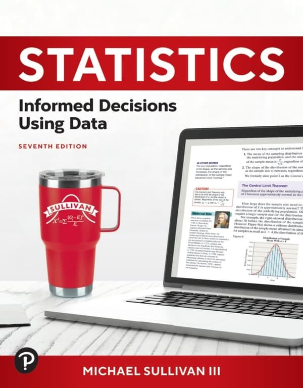 Statistics Informed Decisions Using Data 7th edition