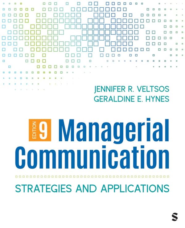 Managerial Communication 9th edition