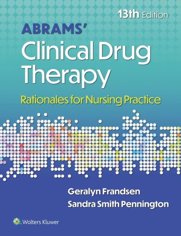 Abrams' Clinical Drug Therapy 13e