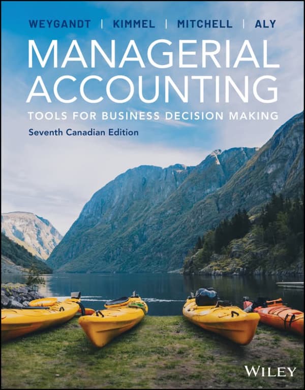 Managerial Accounting 7th canadian