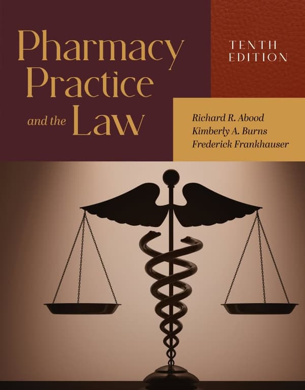 Pharmacy Practice and the Law 10e