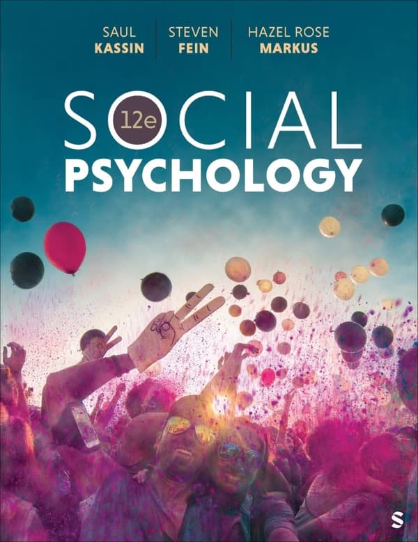 Social Psychology kassin 12e