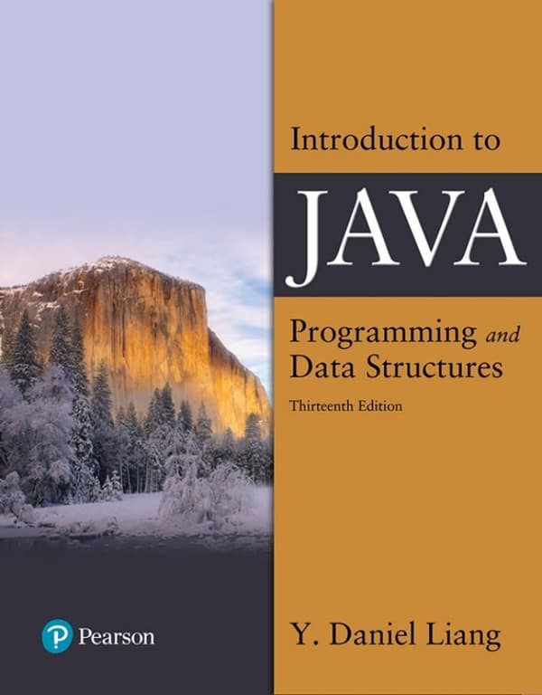 Introduction to Java Programming and Data Structures 13e