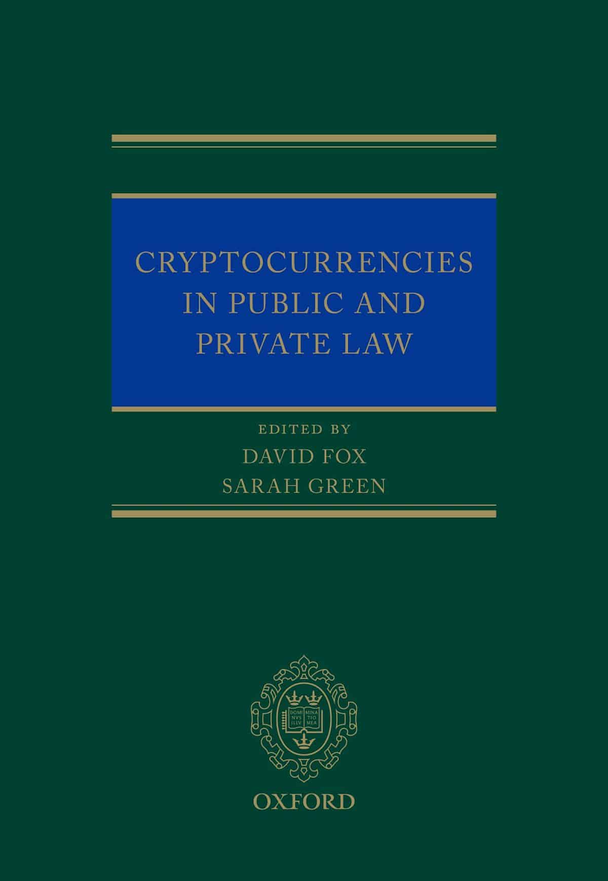 Cryptocurrencies in Public and Private Law - eBook