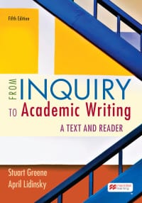 From Inquiry to Academic Writing: A Text and Reader 5th Edition – PDF ebook