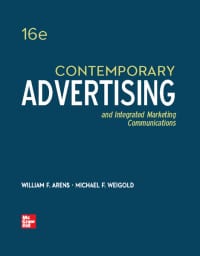 Contemporary Advertising 16th Edition by William F. Arens – PDF ebook