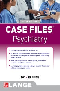 Case Files Psychiatry 6th Edition by Eugene C. Toy; Debra L. Klamen – PDF ebook
