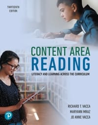 Content Area Reading: Literacy and Learning Across the Curriculum 13th Edition – PDF ebook