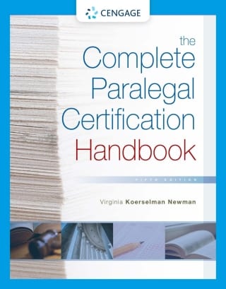The Complete Paralegal Certification Handbook, 5th Edition – PDF ebook