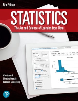 Statistics: The Art and Science of Learning from Data, 5th edition – PDF ebook