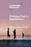 Philippa Foot’s Metaethics – PDF ebook