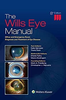 The Wills Eye Manual: Office and Emergency Room Diagnosis and Treatment of Eye Disease, 8th edition – PDF ebook
