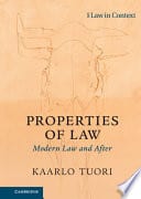 Properties of Law: Modern Law and After – PDF ebook