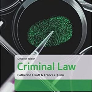 Criminal Law 11th Edition by Catherine Elliott – PDF ebook