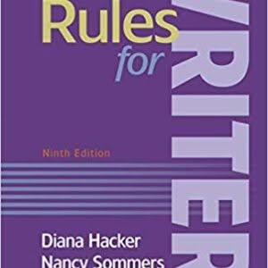 Rules for Writers 9th Edition by Diana Hacker – PDF ebook