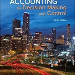 Accounting for Decision Making and Control 9th – PDF ebook