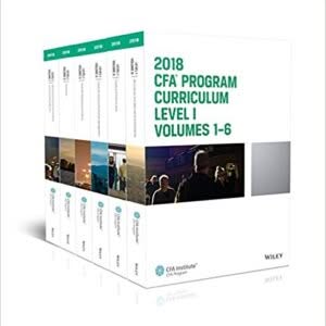 CFA Program Curriculum 2018 Level I – PDF ebook
