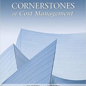 Cornerstones of Cost Management 4th Edition – PDF ebook