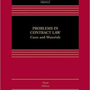 Problems in Contract Law: Cases and Materials (Aspen Casebook Series) 9th Edition – PDF ebook