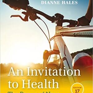 An Invitation to Health 17th by Dianne Hales – PDF ebook