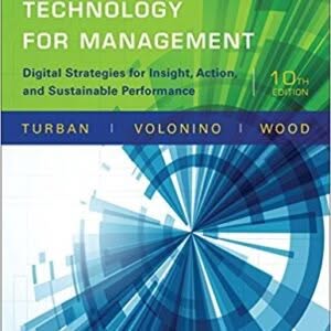 Information Technology for Management Digital 10th – PDF ebook
