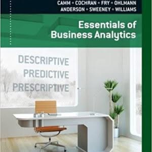 Essentials of Business Analytics 1st Jeffrey D. Camm – PDF ebook