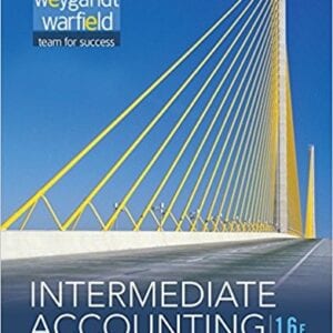 Intermediate Accounting 16th Edition by Donald E. Kieso – PDF ebook