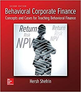 Behavioral Corporate Finance 2nd Edition – PDF ebook