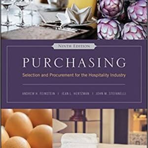 Purchasing Selection Procurement for the Hospitality Industry 9th – PDF ebook
