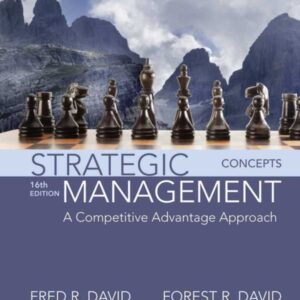 Strategic Management A Competitive Advantage Approach Concepts 16e 16th Edition – PDF ebook