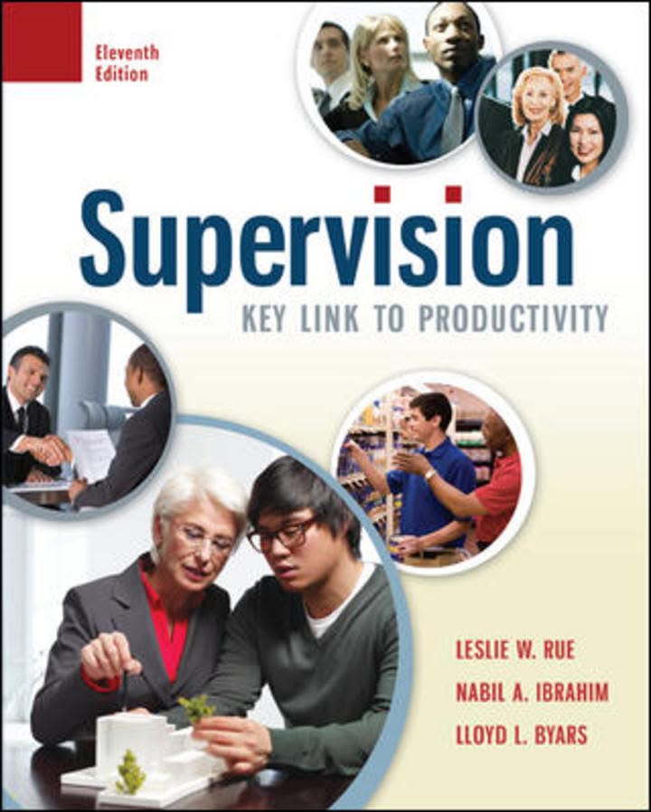 Supervision Key Link to Productivity 11th Edition