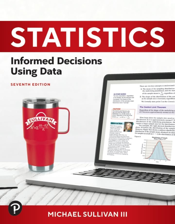Statistics Informed Decisions Using Data 7th edition