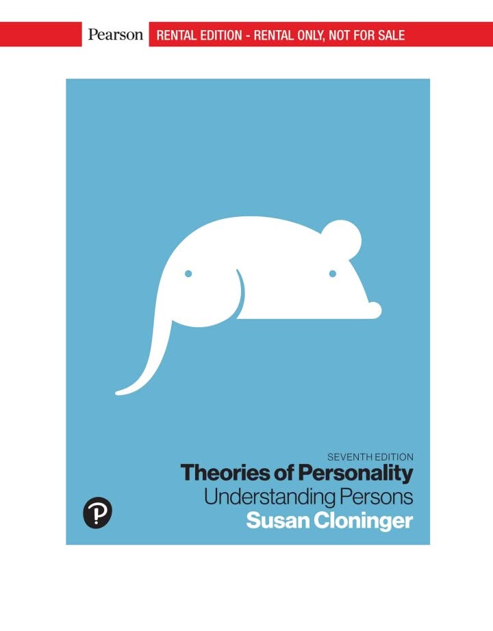 Theories of Personality Understanding Persons 7e
