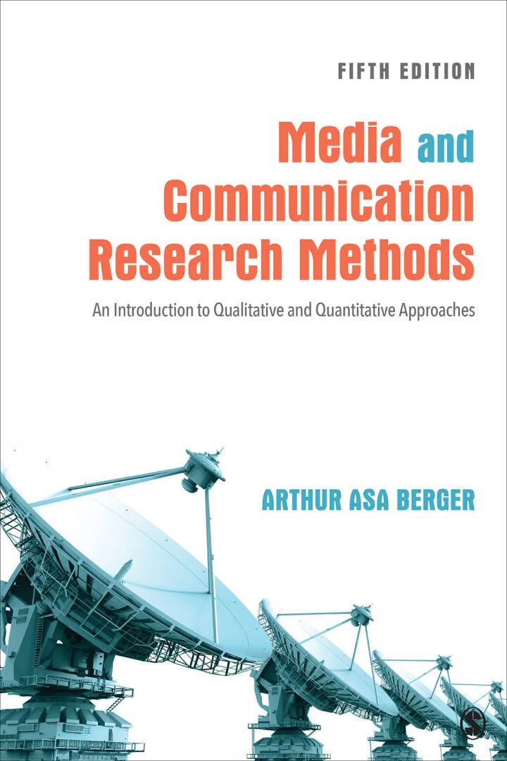 Media and Communication Research Methods 5e