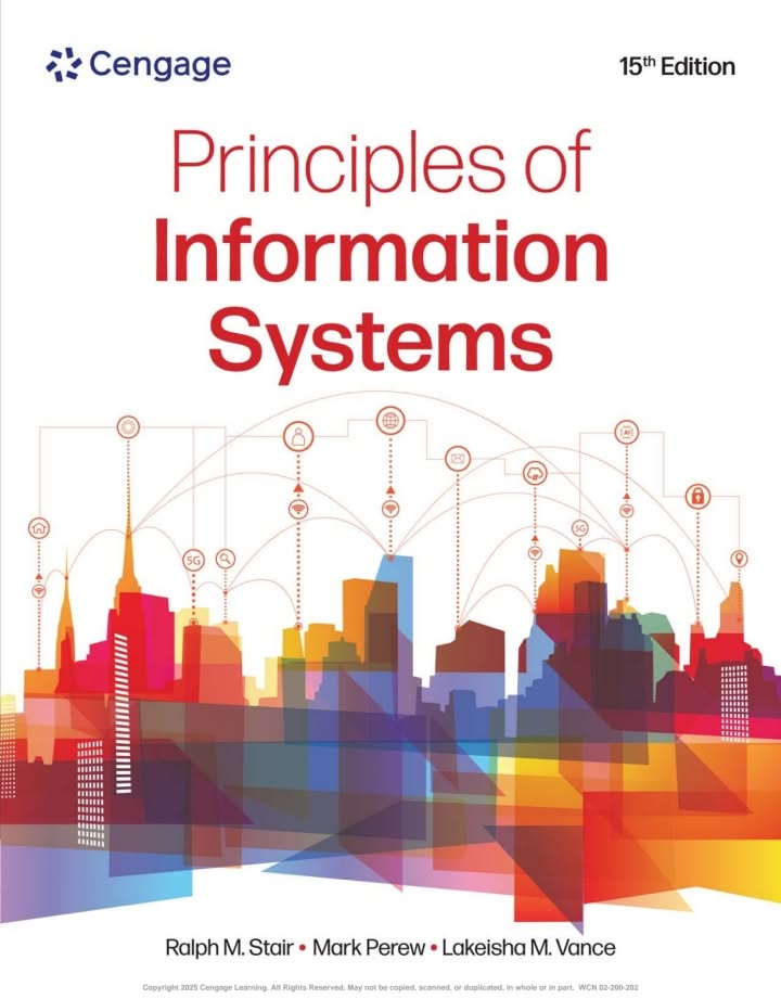 Principles of Information Systems 15e